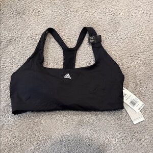 NWT! Adidas Black Performance Sports Bra - XL